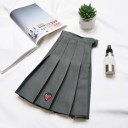 Jupe mini plissée pour femme avec fraise 7