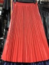 Jupe plissée en simili cuir pour femme 6