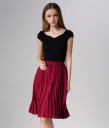 Jupe plissée pour femme J3102 17