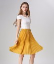 Jupe plissée pour femme J3102 16