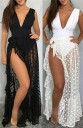 Jupe transparente pour femme P355 1