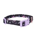 Justerbar hundehalsbånd med blomsterdesign Omkreds 27-42 cm og båndbredde 1,5 cm Hurtiglukning og metal D-ring 3