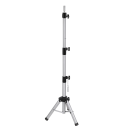 Justerbar parykstand op til 140 cm med drejelig top, rustfrit stål, stabil stativ til kosmetiske saloner 8