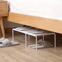 Justerbar plastskostativ 24 x 32,5–63,5 x 15 cm PP Skoholder Pladsbesparende Reol til entre Skabe Hylder 2