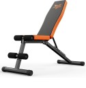 Justerbar styrketräningsbänk 134 × 111 × 38 cm max belastning 300 kg stålram fitnessbänk för hemmastyrketräning 1