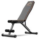 Justerbar styrketräningsbänk 134 × 111 × 38 cm max belastning 300 kg stålram fitnessbänk för hemmastyrketräning 2