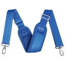 Justerbar taske rem 150 cm Bred tekstil skulderrem Polstret skulderdel Metal karabiner Udskiftelig rem 4