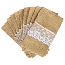 Jute bestikpose 50 stk. 1