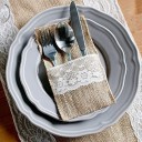 Jute Cutlery Wrap 50 pcs 5