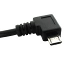 Kaareva Micro USB - USB 2.0 -sovitin 2