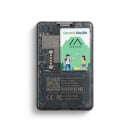 Kaart GPS tracker met een bereik tot 5 km en sensoren, 85 × 55 × 6,5 mm, LoRa mesh en Bluetooth, IP65, zwart, voor wandelen en het volgen 7