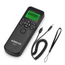 Kabel fjernbetjening med timer AODELAN TRS-1 N10 til Nikon 15,5 x 4 x 2 cm Baggrundsbelyst skærm Sort Til timelapse og eksponering 1