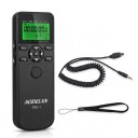 Kabel fjernbetjening med timer AODELAN TRS-1 S8 til Sony 15,5 x 4 x 2 cm Baggrundsbelyst skærm Sort Til timelapse og eksponering 1