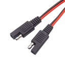 Kabel til solcellebatteri SAE M/F 2 m 6