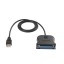 Kabel USB do 25-pinowego DB25 M/F 1
