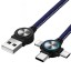 Kabel USB do transmisji danych 3w1 1