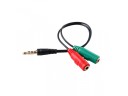 Kabelgaffel 3,5 mm jackstik 5