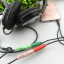 Kabelgaffel 3,5 mm jackstik 6