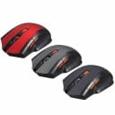 Kabellose Gaming-Maus für Computer und Laptop USB-Empfänger 2,4 GHz Sechs Tasten DPI-Umschaltung Reichweite 10 m Stromversorgung 2x AAA 5