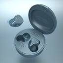 Kabellose In-Ear-Kopfhörer für Musik und Anrufe Bluetooth 5.2 Lautstärkeregelung und Anrufsteuerung Formkörper Rundes Ladeetui Blau 3