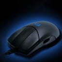 Kabellose Lade-Maus mit seitlichem Scrollrad USB-Empfänger 2,4 GHz Reichweite 15 m Auflösung 1600 DPI Integrierter Lithium-Akku Schwarze Farbe 3