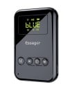 Kabelloser Bluetooth Audioadapter mit Display Bluetooth 5.0 Reichweite 10 m Akku 300 mAh Laufzeit 6 bis 8 Stunden 3,5 mm Klinken- und RCA-Kabel 1