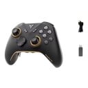 Kabelloser Gaming-Controller mit Hall-Effekt-Joysticks und USB-Empfänger in Schwarz mit goldenen Akzenten für PC, Nintendo Switch, TV und Telefon 3