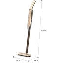 Kabelloser Handstaubsauger 20000Pa 7,4V 3000mAh 350ml 30min Leistungsstarker leiser Reiniger mit USB-Ladung 5V 2A Gold Tragbarer Staubsauger mit Zubehör 8