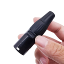 Kabelový RJ45 konektor 8P8C IP65 vodotěsné pouzdro slitina zinku plast stříbrná černá pro ethernet kabely a průmyslové aplikace 9