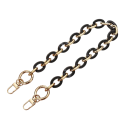 Kæde rem til taske 40 cm Metal kæde til taske Erstatnings skulderkæde til taske Elegant metalrem med karabiner 3