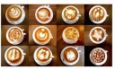 Kaffeskum dekorationssæt - 16 dele 2