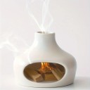 Kahán de cerámica con chimenea para Palo Santo y salvia Incienso para ahumar Limpieza del espacio Meditación Interior 4
