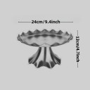 Kakkualusta 24 cm Korkeus 12 cm Koristeellinen alusta kakuille ja jälkiruoille Tarjoilualusta häät juhla 2