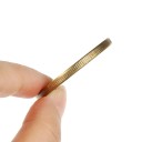 Kaksipuolinen metalliraha 4 x 4 x 0,3 cm, jossa on Kyllä- ja Ei-tekstit molemmilla puolilla. Muistoraha päätöksenteon avuksi. Kyllä- ja Ei-keräilymetalliraha. 2
