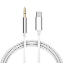 Καλώδιο ήχου USB-C σε 3,5 mm jack 80 cm Ίσιοι σύνδεσμοι Για σύνδεση του τηλεφώνου με ηχείο ή ραδιόφωνο αυτοκινήτου με είσοδο AUX 2