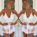 Καλοκαιρινό ολόσωμο φόρεμα με δαντελένιο τοπ 1