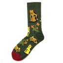 Κάλτσες με εκτύπωση λουλουδιών 2