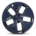 Καλύμματα τροχών 19" Tesla Model Y Juniper 2025 Σετ 4 τεμ Πενταάκτινος σχεδιασμός Λαμπερό μαύρο Με κεντρικά καπάκια Καλύμματα δίσκων 2