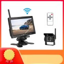Kamera cofania z 7-calowym monitorem LCD Do samochodów osobowych i ciężarowych Widzenie nocne do 15 m Kąt widzenia 120° Klasa szczelności IP67 3