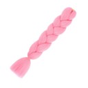 Kanekalon ensfarvede fletninger 60 cm 29