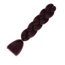 Kanekalon ensfarvede fletninger 60 cm 39
