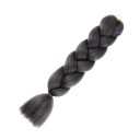 Kanekalon ensfarvede fletninger 60 cm 30