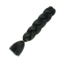 Kanekalon ensfarvede fletninger 60 cm 40