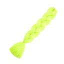 Kanekalon ensfarvede fletninger 60 cm 47
