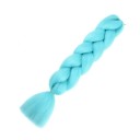 Kanekalon ensfarvede fletninger 60 cm 33