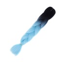 Kanekalon flerfarvede fletninger 60 cm 32