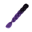 Kanekalon flerfarvede fletninger 60 cm 33