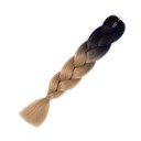 Kanekalon flerfarvede fletninger 60 cm 66