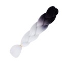 Kanekalon flerfarvede fletninger 60 cm 67