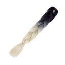 Kanekalon flerfarvede fletninger 60 cm 68